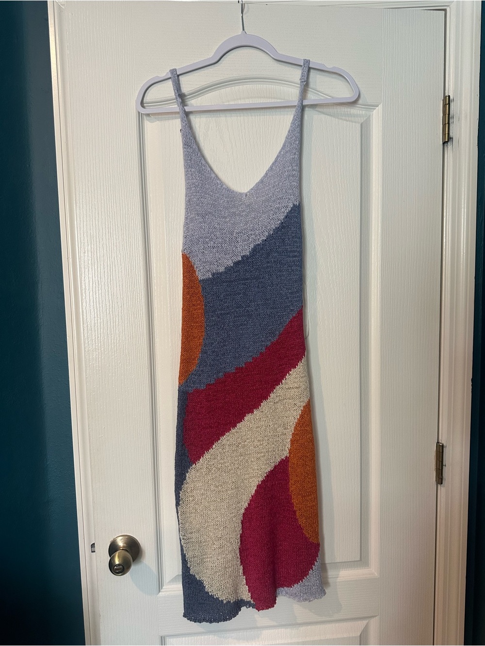 Forever 21 Multicolor Knit Slip Dress